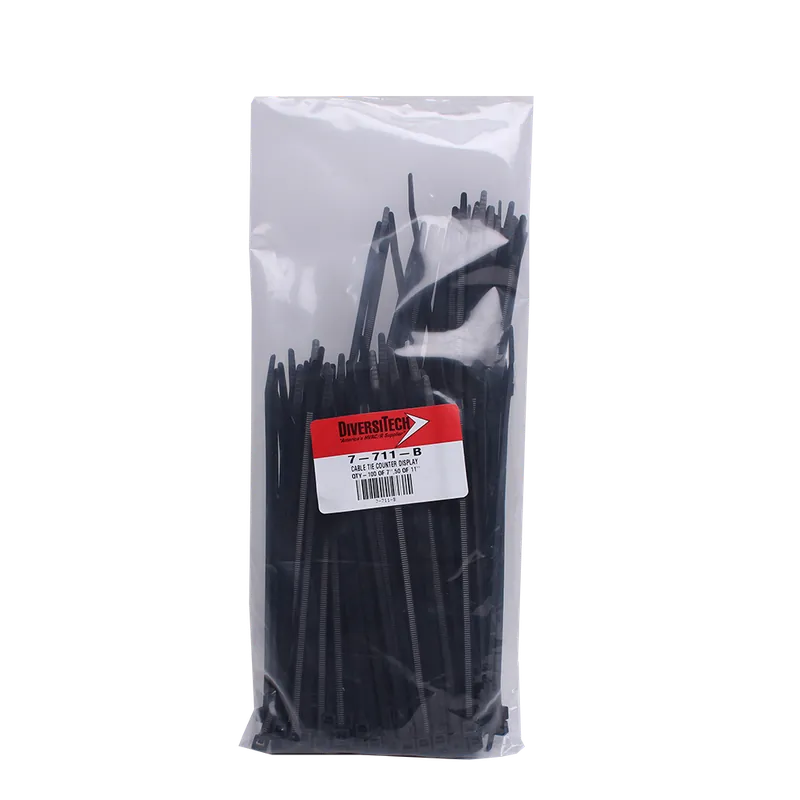 DIVERSITECH 7-711-B 7 and 11 in. Nylon 6.6 Cable Tie Assortment Pack
