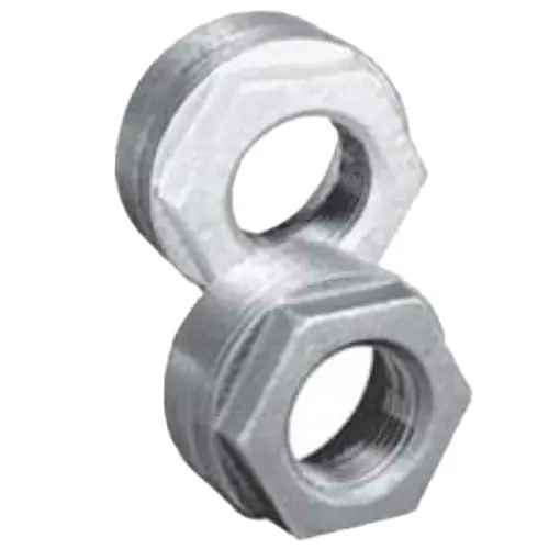 Matco-Norca ZMGBU0300 1/2 in. Male x 1/8 in. Female Galvanized Malleable Iron Hex Reducing Bushing