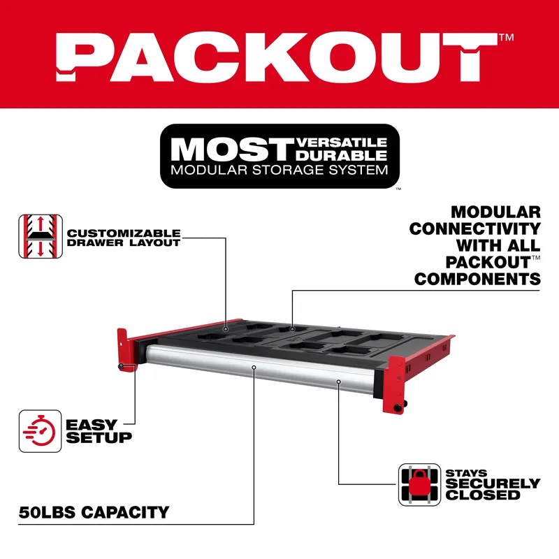 MILWAUKEE 48-21-8040 Packout Rack Drawer