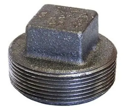 ANVIL 0319901849 3/4 in. Male Galvanized Cast Iron Square Head Solid Plug