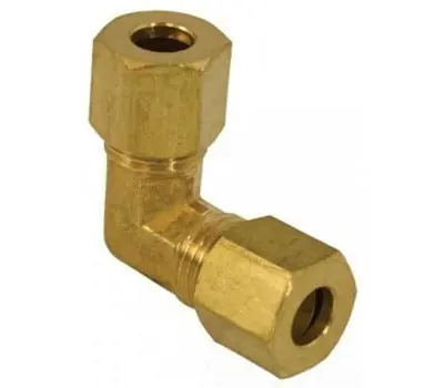 JONES STEPHENS C74042 1/2 in. Brass Compression Elbow