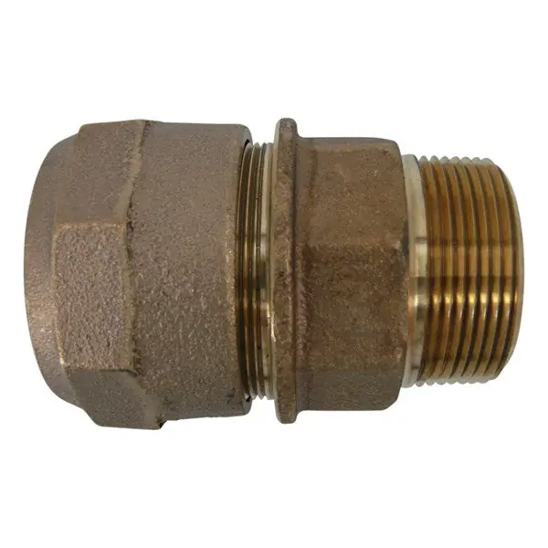 Cambridge Brass 117NL-H3M3 3/4 Comp x Male Cast Brass Alloy C89833 Adapter, Lead Free