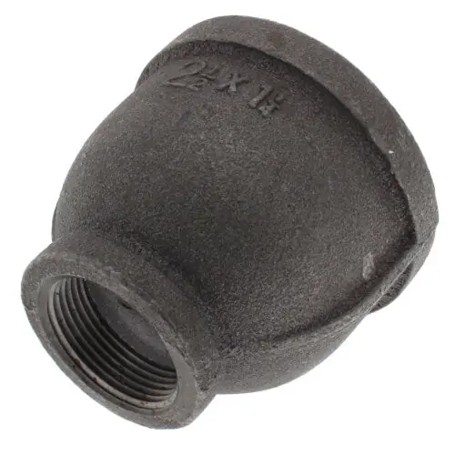 Everflow BMRC2123 2-1/2 inches x 1-1/4 inches Black Reducing Coupling