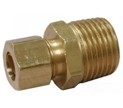 JONES STEPHENS C74067 3/8 in. Compression x 3/4 in. Male Brass Reducing Adapter