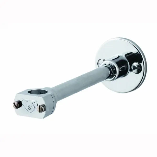Brass B-0109-01 Wall Bracket 6 inches Wall Bracket Assembly with Mounting Hardware