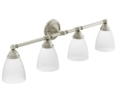 MOEN YB2264BN BNI 4 SCONCE LIGHT 100 W 4-Light Incandescent Globe Bath Light