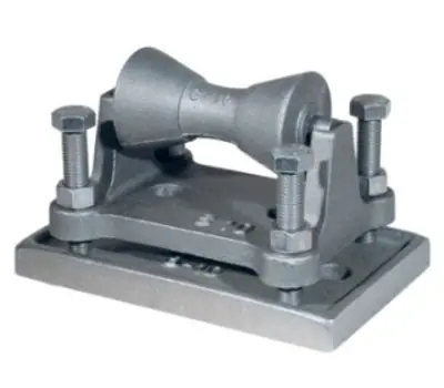 ANVIL 0500182043 4 in. Plain Cast Iron Adjustable Pipe Roll Stand without Base Plate