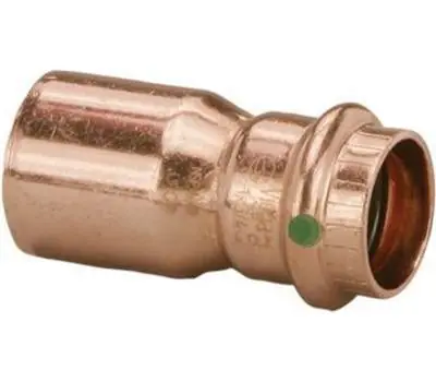 VIEGA 15578 ProPress 2 in. CTS Fitting x 1/2 in. Press Bronze Reducer, Lead Free