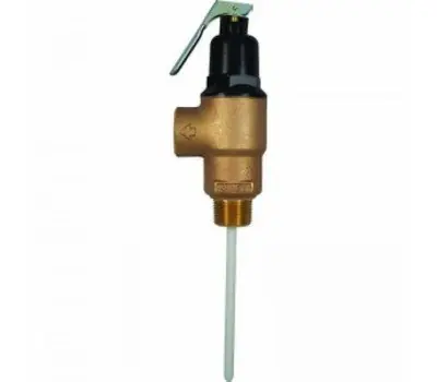 CASH-ACME 16934-0150 3/4 in. Male Brass Temperature and Pressure Relief Valve