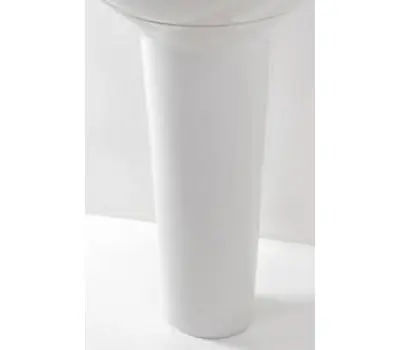 MANSFIELD 312010040 Enso 6-1/2 x 24 in. Vitreous China Pedestal Leg, White