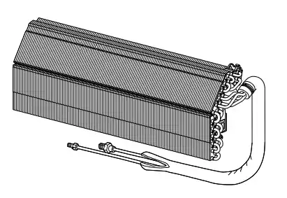 Mitsubishi Electric U01A04620 Heat Exchanger