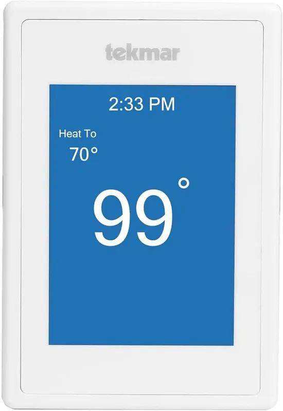Tekmar 170-CL WiFi Setpoint Control 170 One Stage Heat or Cool Remote Smart Home