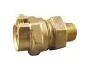 CAMBRIDGE BRASS 117NL-PJ4M4 1 in. IPS Comp x Male Cast Brass Alloy C89833 Adapter, Lead Free