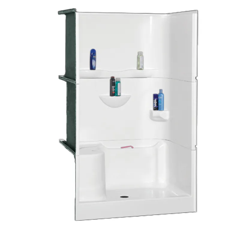 Oasis SH3P-4834LS Vursa Left Hand Seat Shower Stall 48 in W x 75-1/2 in H