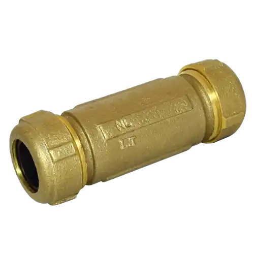 Legend Valve 303-124NL 1/2 in. IPS Comp x 3/4 in. CTS Comp Brass Reducing Coupling, Lead Free