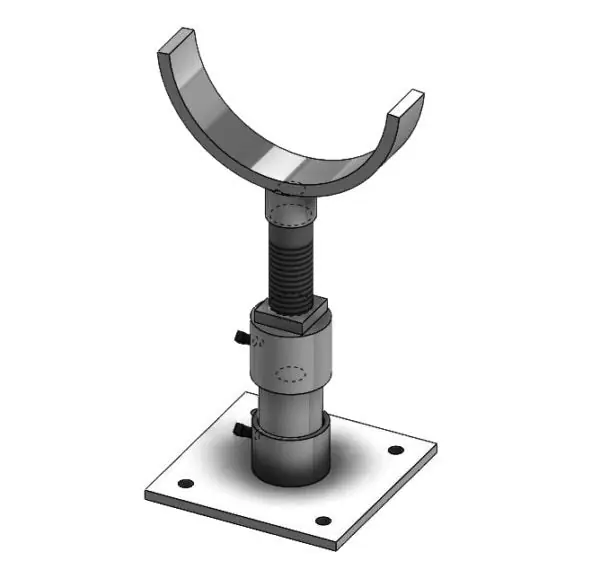 Empire Industries 428KT 4 Pipe Stand 4 in. Adjustable Pipe Saddle Support Kit