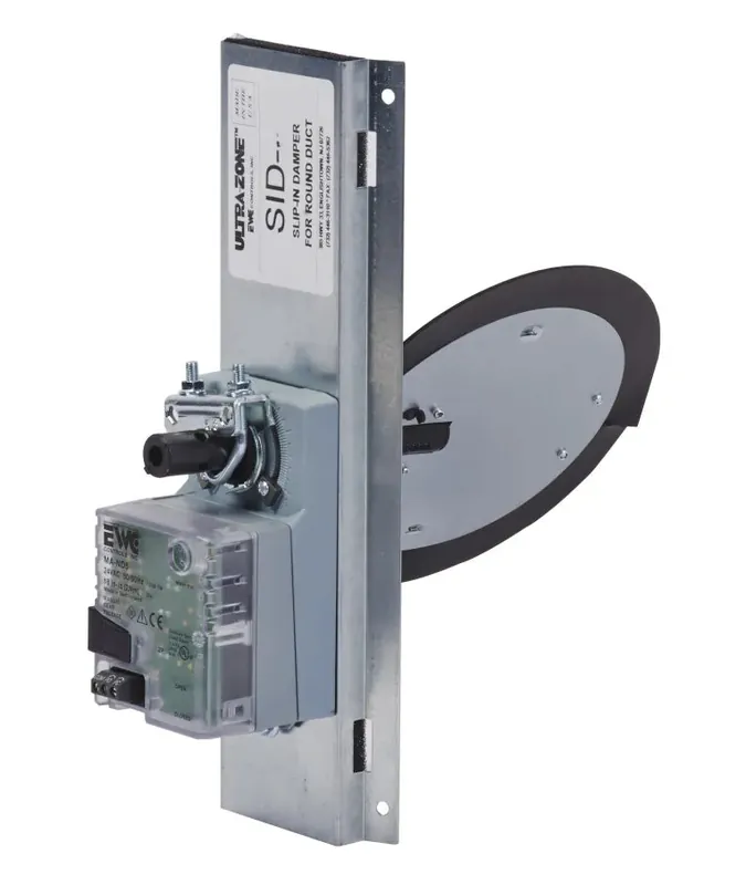 EWC CONTROLS 5SID Sid Motorized Slip-In-Damper 5 inches Replacement 5SID-NC