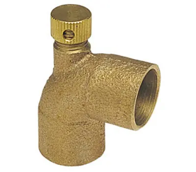 NIBCO 705-D 3/4 in. Sweat Cast Bronze 90-Degree Vent Elbow