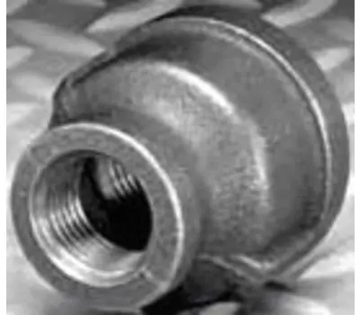 MATCO-NORCA ZMBCPR0200 3/8 x 1/8 in. Female Class 150 Chinese Black Malleable Iron Reducing Coupling