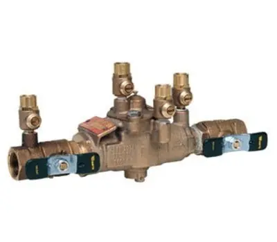 WATTS LF009-QT 1/2 Backflow Preventer 1/2 in. NPT Cast Copper Silicon Alloy Reduced Pressure Zone Assembly