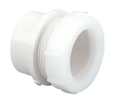 FITTINGS 1059608 1-1/2 x 1-1/4 in. Spigot x Slip Joint PVC DWV Trap Adapter