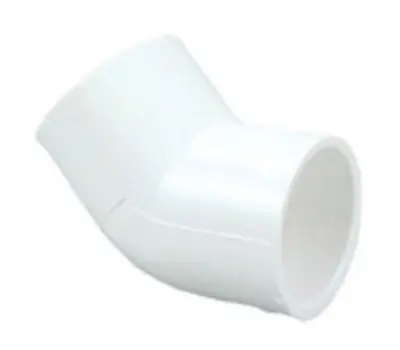 NIBCO L043810 10 in. Slip x Slip PVC 45-Degree Elbow