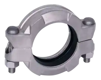 GRUVLOK 390065314 7401SS Series Rigidlok Coupling Grooved EPDM 316 Stainless Steel 6 Inch Nominal Size