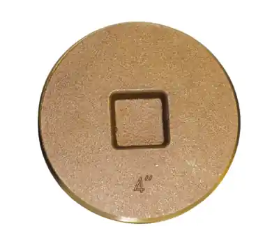 LEGEND VALVE 302-632 8 in. Brass Countersunk Cleanout Plug