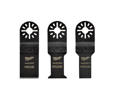 Milwaukee 48-90-1000 Multi-Tool Blade KT Power 3-Piece Multi-Tool Blade Kit