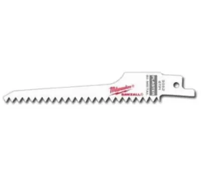 MILWAUKEE 48-00-5052 Super Sawzall 0.035 x 5 in. Bi-Metal Reciprocating Saw Blade, Pack of 5