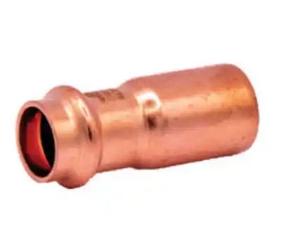 Cello Products BP02-32-16 2 in. Fitting x 1 in. Press Wrot Copper Reducing Coupling, Lead Free