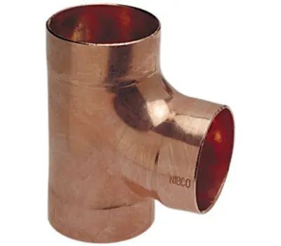 NIBCO 911RR 2 x 1-1/2 x 2 in. Sweat Wrot Copper DWV Reducing Tee