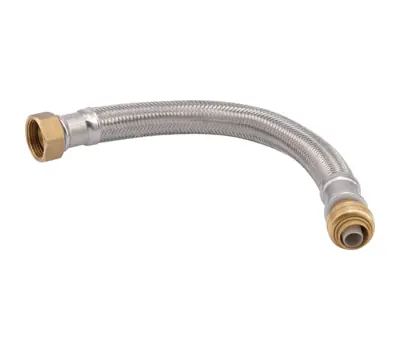 CASH-ACME U3088FLEX24LF 3/4 in. Female x 24 in. Stainless Steel Flexible Braided Water Heater Connector