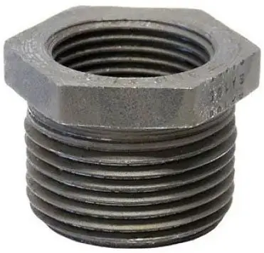 Anvil 0361331705 1-1/4 in. Male x 3/8 in. Female Black Forged Steel Hex Reducing Bushing