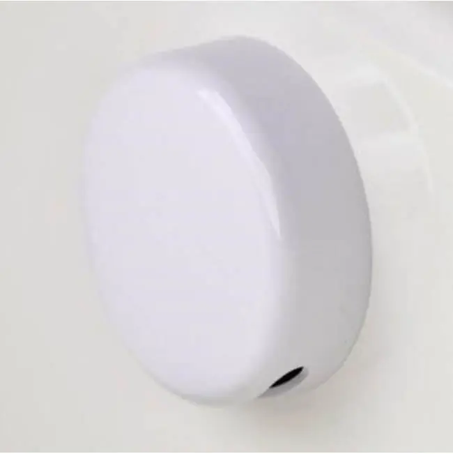 Plastics 939290-WH WHT Snapin Trim QuickTrim Stainless Steel Push/Pull Drain Trim Kit