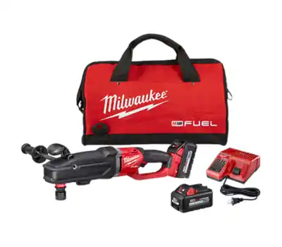 Milwaukee 2811-22 M18 Fuel Super Hawg 18V 7/16 in. Cordless Right Angle Drill with Quik-Lok Kit