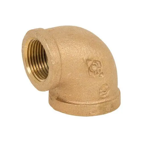 SMITH-COOPER 36E1020L 2 in. Female x Female Brass 90-Degree Elbow Lead Free