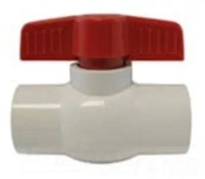 A Y McDonald 2060T 1/2 in. Female Schedule 80 PVC T-Handle Ball Valve