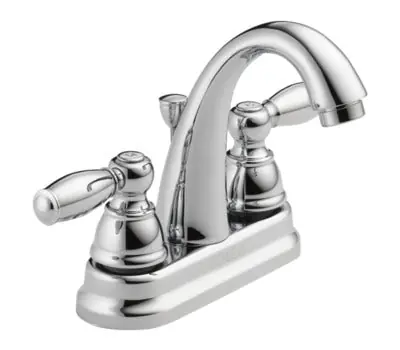 Peerless Faucet P299696LF Claymore 1.2 GPM 2-Handle High Arc Bathroom Faucet with Metal Pop-Up