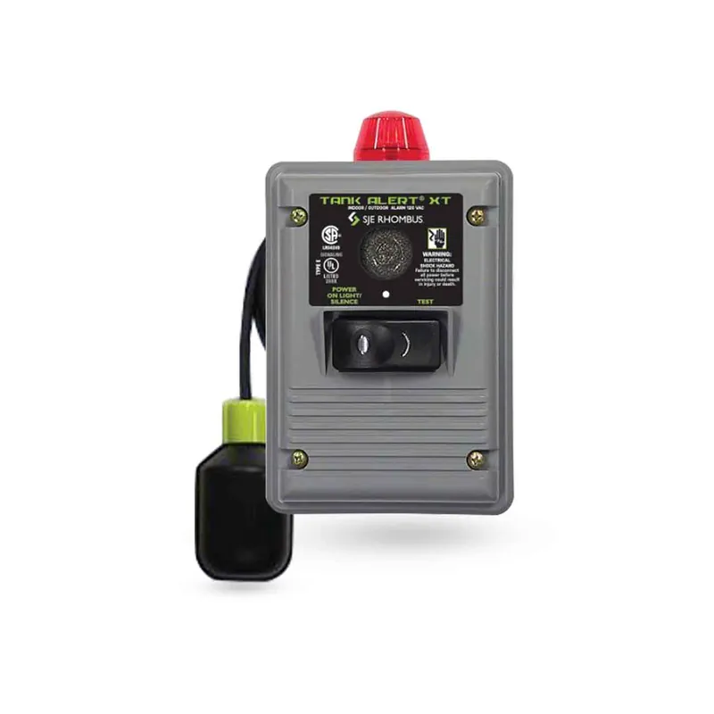 SJE RHOMBUS 1009923 Tank Alert XT 120V AC Alarm System with Low Level Sensor Float Switch