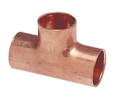 ACR Tubing 039923328182 Sweat Wrot Copper Tee 1-1/8 in. OD