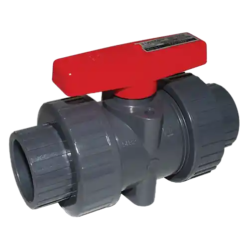 Legend Valve 201-186 Female/Slip PVC T-Handle Full Port True Union Ball Valve