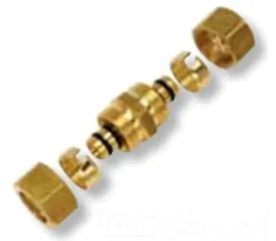 WATTS RADIANT 81008118 RadiantPEX-AL 3/4 in. Compression Brass Coupling Pack of 10