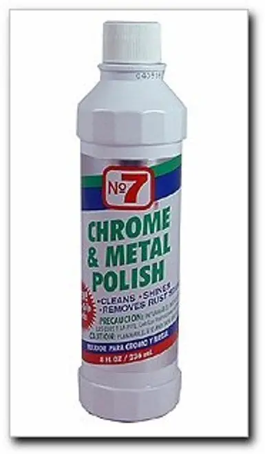 NO 7 10120 No. 7 8 Oz Liquid Metal and Chrome Polish