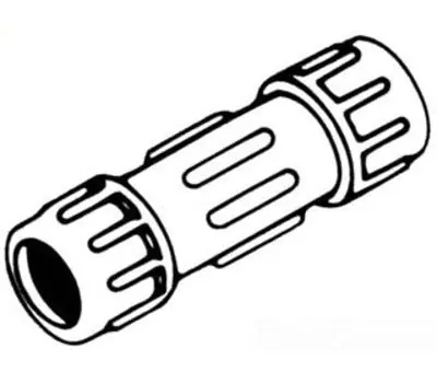FLO CONTROL 110-12 1-1/4 in. IPS Compression x Compression PVC Coupling