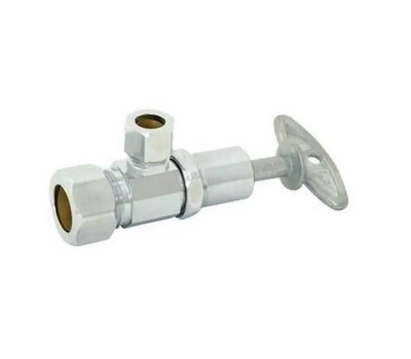 EZ-FLO 04456LF Speed Flex 5/8 x 3/8 in. Compression Multi-Turn Angle Stop Valve
