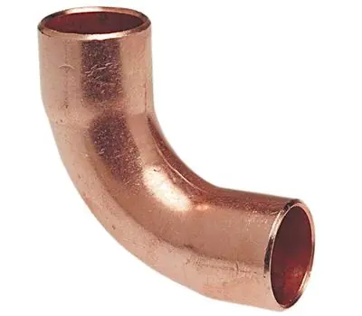 ACR Tubing 039923316660 5/16 in. OD Sweat Wrot Copper Long Radius 90-Degree Elbow