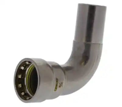 NIBCO PRESS SYSTEM PCH207-2 BenchPressG 1 in. Fitting x Press Carbon Steel 90-Degree Elbow