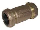 Legend Valve 303-125NL 3/4 IPS Comp x 1 CTS Comp Brass Reducing Coupling Lead Free
