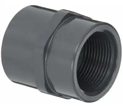 NIBCO 835-003 Chemtrol 3/8 in. Slip x Female Schedule 80 PVC Adapter Coupling